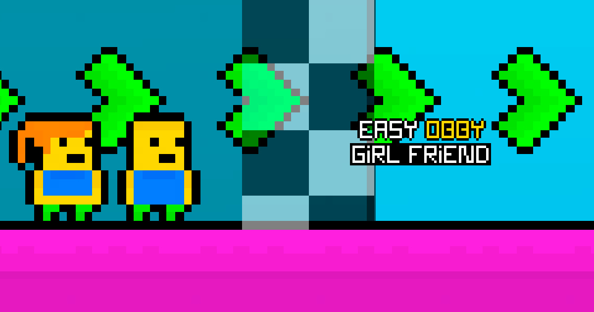 Image Easy Obby Girl Friend